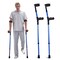 Vevor Forearm Crutches Aluminum Walking Crutches with Adjustable Height & Cuffs, 2PK FBL580319 - alternate 1