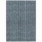 Homeroots 5' X 8' Blue Denim Blue And Mint Green Striped Washable Indoor Outdoor Area Rug 615038 - alternate 8