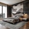 World Rug Gallery Contemporary Distressed Geometric Area Rug 7 ft 10 in x 10 ft Black WR93BLACK8X10 - alternate 7