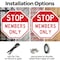 Signmission Stop Members Only, 6 Inch X 6 Inch, Plastic Sign OC-P-6-306 - alternate 6