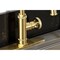 Kingston Brass Single-Handle Kitchen Faucet, Brushed Brass KSD2437RNX - alternate 4