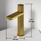 Vigo Nova Single Handle Single-Hole Bathroom Faucet in Matte Brushed Gold VG01053MG - alternate 7