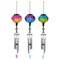 Alpine Alpine Assorted Glass/Metal 31 in. Solar Glass Balloon Wind Chime LJJ1943A - alternate 1