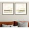 Homeroots Set Of Two Slate Horizon I Gray Framed Print Wall Art, 2PK 525654 - alternate 3