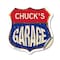 Signmission Chuck's Garage, 18 Inch X 18 Inch, Vinyl Decal SHI-D-18-383-CHUCK - alternate 1