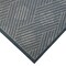 Homeroots 8' Runner Gray and Blue Geometric Stain Resistant Indoor Outdoor Runner Rug 531608 - alternate 8