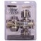 Prosource Deadbolt and Entry Lockset, Turnbutton Lock, Tulip Design, Antique Brass, 3 Grade, Brass BS8B1-PS - alternate 3