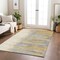 Homeroots 5' X 8' Gold Gray And Beige Abstract Washable Indoor Outdoor Area Rug 601207 - alternate 7