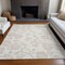 Homeroots 3' X 5' Ivory And Gray Floral Washable Indoor Outdoor Area Rug 599892 - alternate 8