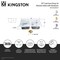 Kingston Brass 33-Inch Cast Iron Self-Rimming Double Bowl Drop-In Kitchen Sink, 4-Hole with Basket Strainers x 2 KGT33229D47 - alternate 2