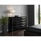Homeroots 59" Black Solid Wood Eight Drawer Double Dresser 384017 - alternate 5