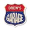 Signmission Drew's Garage, 12 Inch X 12 Inch, Aluminum Metal Sign SHI-A-12-383-DREW - alternate 1