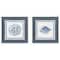 Homeroots Set Of Two Seaside Blues I White Framed Wall Art, 2PK 653899 - alternate 5