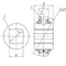 Ntn Heavy Duty Disc Radial Ball Bearing, DS216TTR2 Industry Number, Double Sealed Closure, Alloy Steel DS216TTR2 - alternate 3