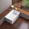 Kingston Brass 60" Acrylic Rectangular 2-Wall Corner Alcove Tub, Right Hand Drain, Glossy White VTAP6036R22TS - alternate 4