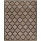 Homeroots 9' X 12' Dark Brown And Light Brown Trellis Indoor Outdoor Area Rug 551365 - alternate 1