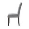 Homeroots Set of Two Gray Upholstered Fabric Dining Side Chairs 642282 - alternate 7