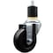 Service Caster 3.5'' Soft Rubber Wheel Swivel 1-7/8'' Expanding Stem Caster SCC-EX20S3514-SRS-178 - alternate 1