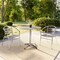 Flash Furniture Round Table Set, Aluminum, Plastic, Stainless Steel, Grey TLH-ALUM-32RD-017BCHR2-GG - alternate 13