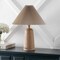 Jonathan Y Arvid 20.5" Rustic Scandinavian Resin/Iron Lighthouse LED Table Lamp w/Pleated Shade, Beige Wood Fini JYL1146A - alternate 9