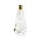 Homeroots 8" Clear And Gold Geo Faceted Crystal Tabletop Taper Candlestick 590219 - alternate 6