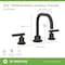 Symmons Dia Widespread Two-Handle Bathroom Faucet with Push Pop Drain Assembly (1.0 GPM) SLW3512MBPP - alternate 3