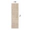 World Rug Gallery Contemporary Stripe Weather Resistant Reversible Indoor/Outdoor Rug 2 ft x 7 ft Natural WR113NATURAL2X7 - alternate 6