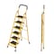 Wrightmaster 6.5 ft. Steel Lightweight Step Ladder, 11 ft. Reach w/Non-Marring Feet 300 lb. Capacity ZoroYGHS6B - alternate 1