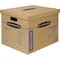 Smoothmove 14 in x 15 in x 18 in Moving Box, Kraft, Blue Printing, Kraft Corrugated Board, Double Wall, 32 ECT 7717201 - alternate 1