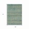 Homeroots 9' X 12' Teal Blue Gold And Taupe Southwestern Washable Indoor Outdoor Area Rug 615984 - alternate 9