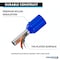 Kable Kontrol Wire Ferrules, Nylon Insulated, Single, 16 AWG, Pin Size 10 mm, Red, 500 Pcs, 500PK WFS-16-RD-500 - alternate 8