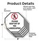 Signmission Please Keep Off of The Landscaping, 6 inch X 6 inch, Vinyl Decal, 5PK OC-D-5PACK-6-127 - alternate 4