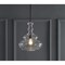 Jonathan Y Bettina 13.37" Glass/Metal LED Pendant, Oil Rubbed Bronze/Clear JYL6402B - alternate 13