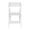 Flash Furniture Hercules Tucker White Lightweight Foldable Chairs, Removable White Vinyl Padded Seats, 4PK 4-LE-L-1M-WH-GG - alternate 10