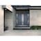 Vdomdoors Steel Double Doors Deux 0729 Gray Graphite 2 Sidelight Exterior Windows Stainless Inserts Single Mo DEUX0729DEXD-GRE-RH-W14+72+14 x H80 - alternate 6