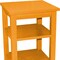 Homeroots 28" Yellow Solid Wood Nightstand 548321 - alternate 8