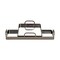 Homeroots Set of Two Pewter Aluminum And Mirrored Glass Handmade Serving Trays 625662 - alternate 17