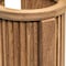 Homeroots Traditional Solid Teak Toilet Paper Rack 475853 - alternate 7