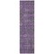Homeroots 8' Purple And Green Floral Washable Indoor Outdoor Runner Rug 564357 - alternate 7