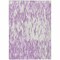 Homeroots 5' X 8' Lavender And Ivory Abstract Washable Indoor Outdoor Area Rug 612678 - alternate 9