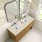 James Martin Vanities Breckenridge 60" Dbl Vanity, Light Natural Oak, w/ 3 CM Tajnar Eclos Top w/FreePower Wireless Charger 330-V60D-LNO-FTJR - alternate 8