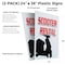 Signmission Scooter Rental, Plastic Signs Only 24 Inch x 36 Inch, Corrugated Plastic, 2PK CSB-2436-2PACK-Scooter Rental - alternate 2