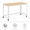 Space Solutions Desk, 23.88 in D X 30 in H, 47.45 in W X Steel, White / Maple 24973 - alternate 12