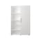 Homeroots 19in White Wood Corner Accent Chest 732034 - alternate 1