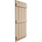 Ekena Millwork Rustic Four Board Spaced Board-n-Batten Sandblasted Faux Wood Shutters, 23 1/2"W x 62"H SHUBSS23X62SDPR - alternate 19