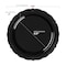 Smarty Had A Party Black Vintage Rim Round Plastic Dinnerware Value Set (120 Dinner Plates + 120 Salad Plates), 240PK 860BVP-CASE - alternate 8