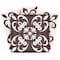 Homeroots 12" X 12" Light Brown and White Mosaic Peel and Stick Removable Tiles 556431 - alternate 8