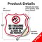 Signmission No Guns Shield Sign No Firearms Or Weapo, 12 inch X 12 inch, Vinyl Decal, 2PK SHI-D-2PACK-12-395 - alternate 5