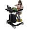 Kore Design Kids Sit-Stand Mobile Student Desk for Schools, Classrooms, 31in to 38in tall, Black 803946 - alternate 5