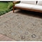 Homeroots 9' X 12' Taupe Brown And Gray Oriental Washable Indoor Outdoor Area Rug 598086 - alternate 1